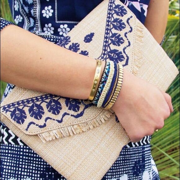 Stella & Dot Vista Wrap Tribal Boho Bracelet - Picture 2 of 7